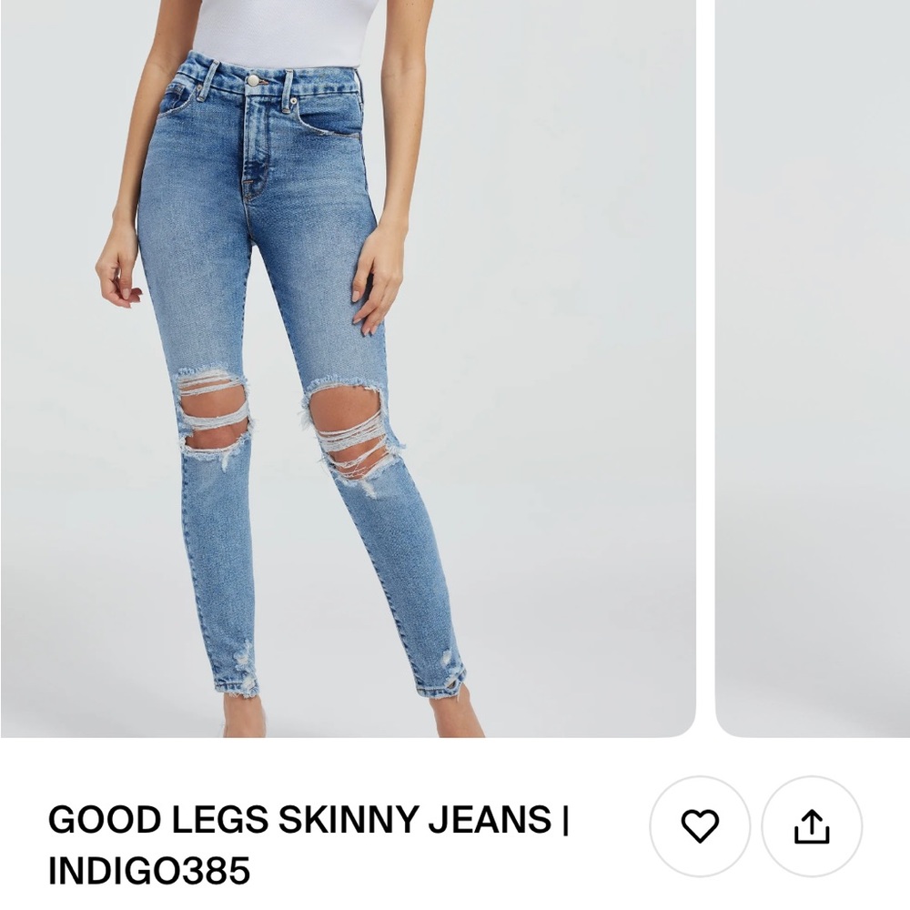 GOOD LEGS SKINNY JEANS Indigo 385 Size 4 NEW comes in original packaging